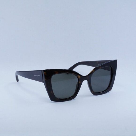 ?️ New Saint Laurent SL552 008 Sunglasses - Dark Havana Frame, Grey Lenses main image 5